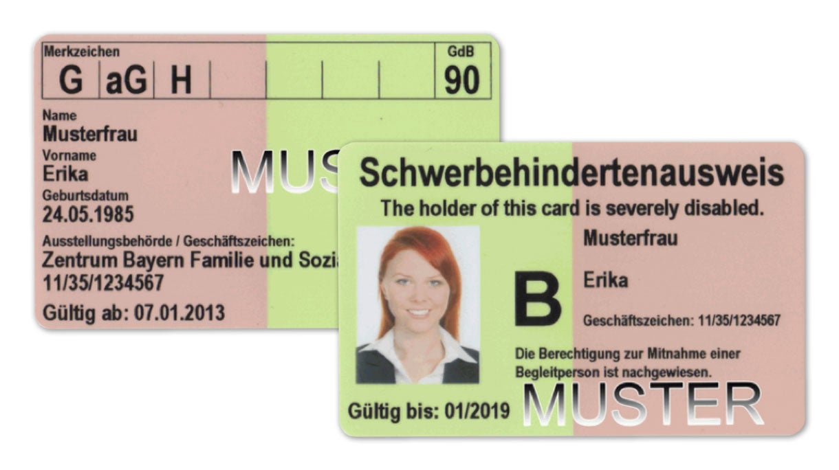 schwerbehindertenausweis