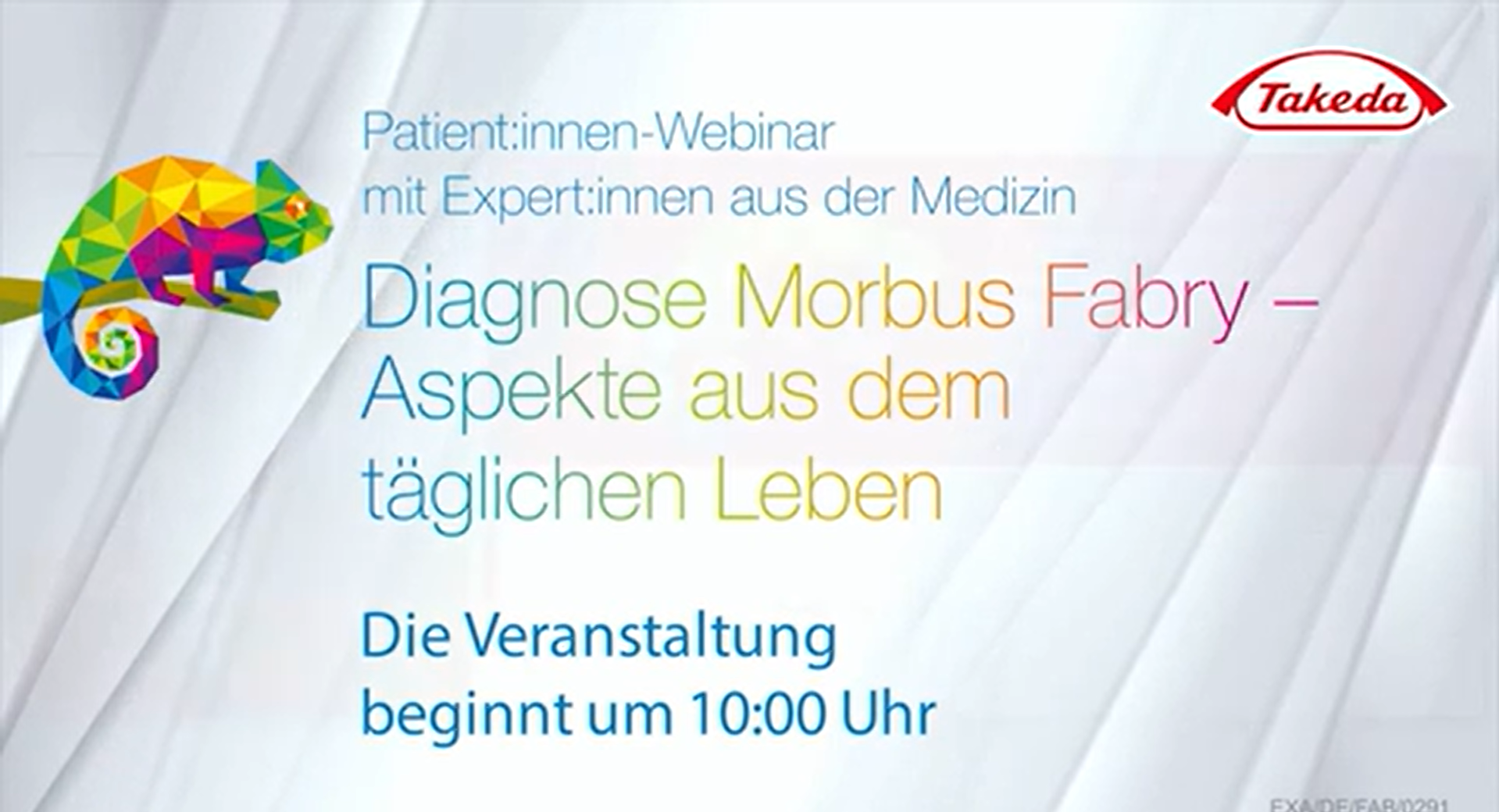 Im dritten Teil der Patient:innen-Webinarreihe (November 2024) stehen erneut praxisnahe Themen rund um das Leben mit Morbus Fabry im Mittelpunkt. Neben medizinischen Einblicken von Dr. med. Ali Tunç Tuncel widmen sich Univ.-Prof. Dr. Dr. Eva Brand und Univ.-Prof. Dr. Dr. Stefan-Martin Brand den Themen Ernährung, Wohlbefinden und Sport. Dr. Elke Radermacher (Takeda) begleitet durch die Diskussionsrunden, und Dr. Berthold Wilden stellt die Arbeit der MFSH vor.