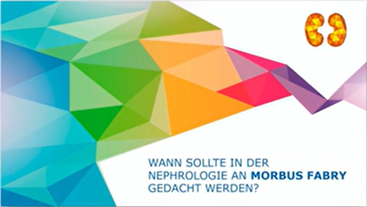 Dr. Fabian Braun, Assistenzarzt in der Nephrologie (Hamburg), erläutert, wie eine unklare Proteinurie mit anderen typischen Symptomen zu einer frühzeitigen Diagnose in der Nephrologie auf Morbus Fabry hinweisen können.