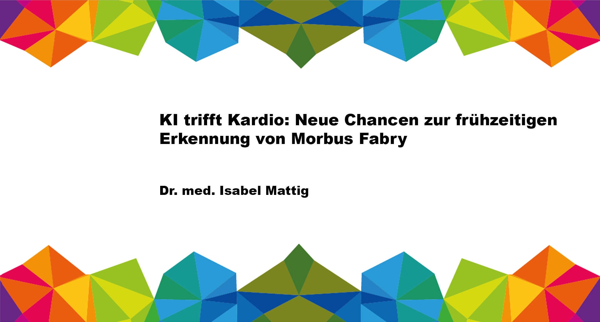 KI trifft Kardio: Neue Chancen zur frühzeitigen Erkennung von Morbus Fabry