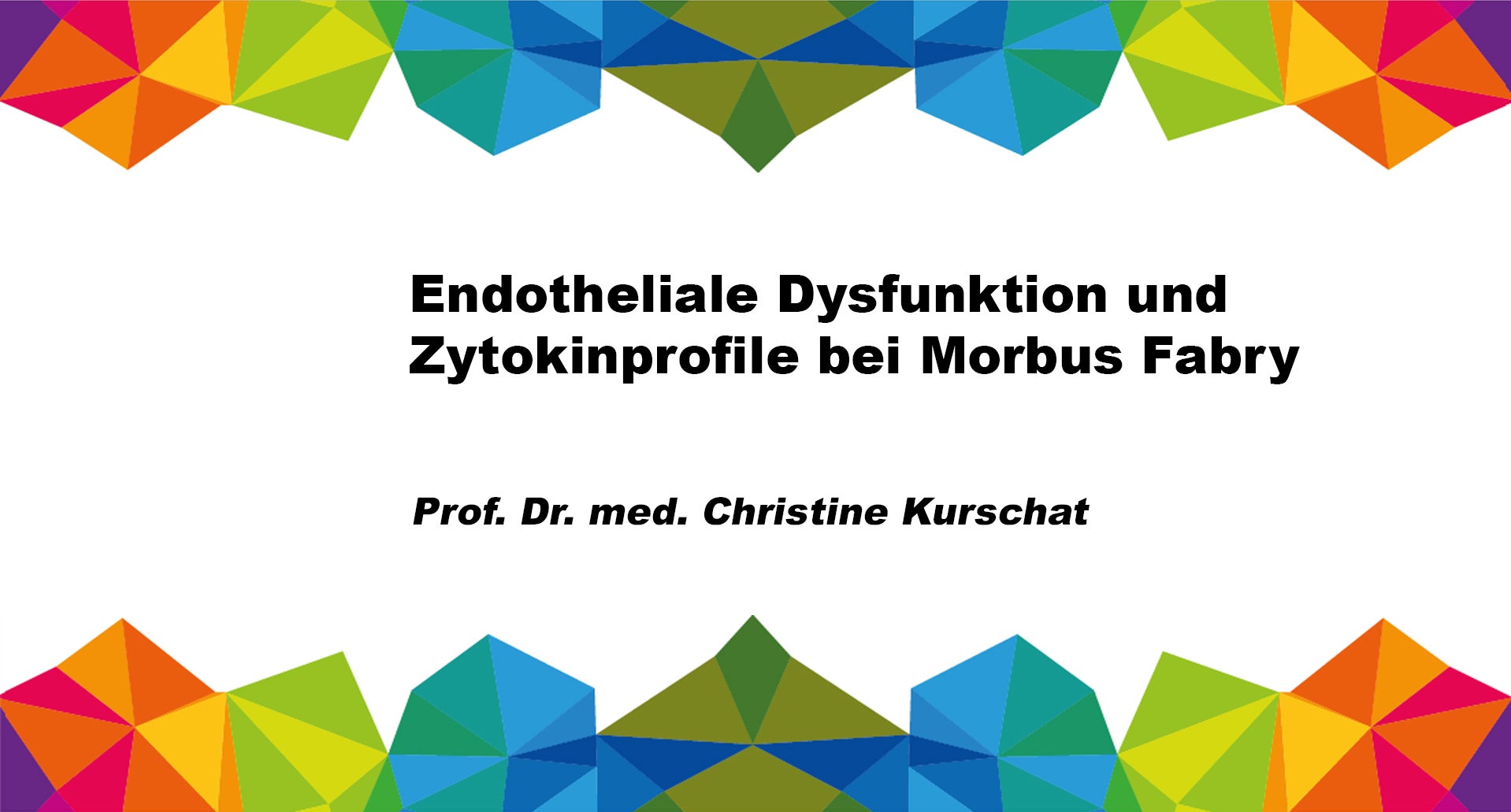 Thumbnail: Endotheliale Dysfunktion und Zytokinprofile bei Morbus Fabry