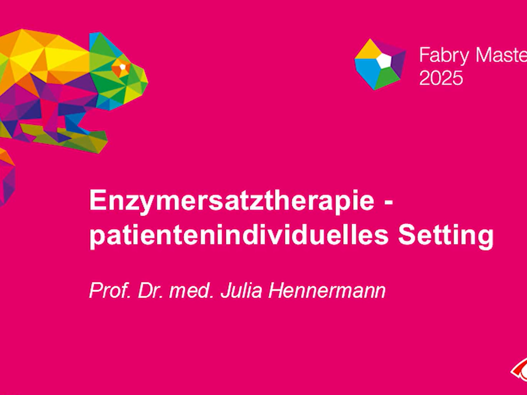 Enzymersatztherapie – patientenindividuelles Setting