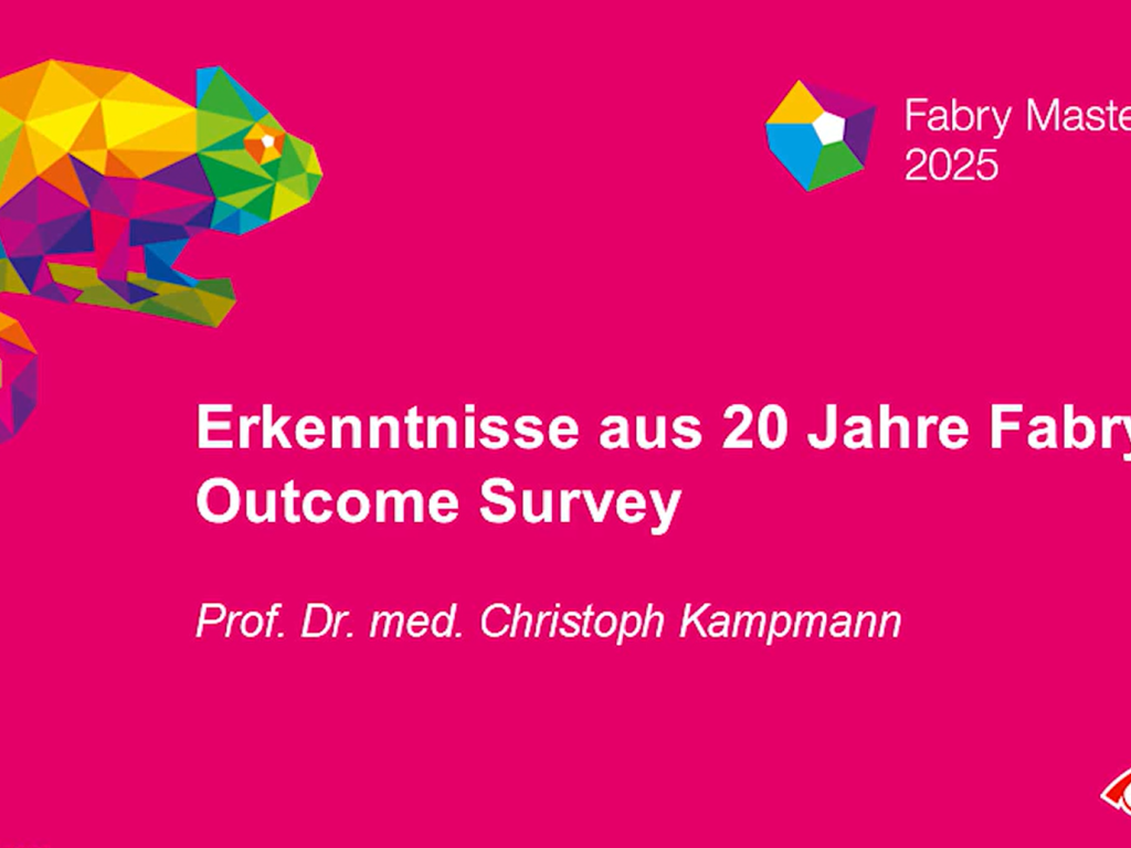 Erkenntnisse aus 20 Jahren Fabry Outcome Survey